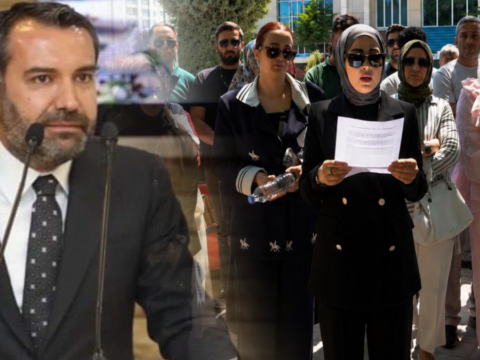 Kapatma kararı tepki çekti… Esnaf, AKP’li başkanı protesto etti